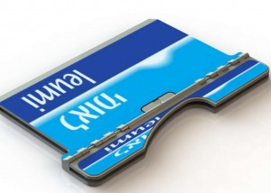 Credit Card Holder with protraction against forgetfulness